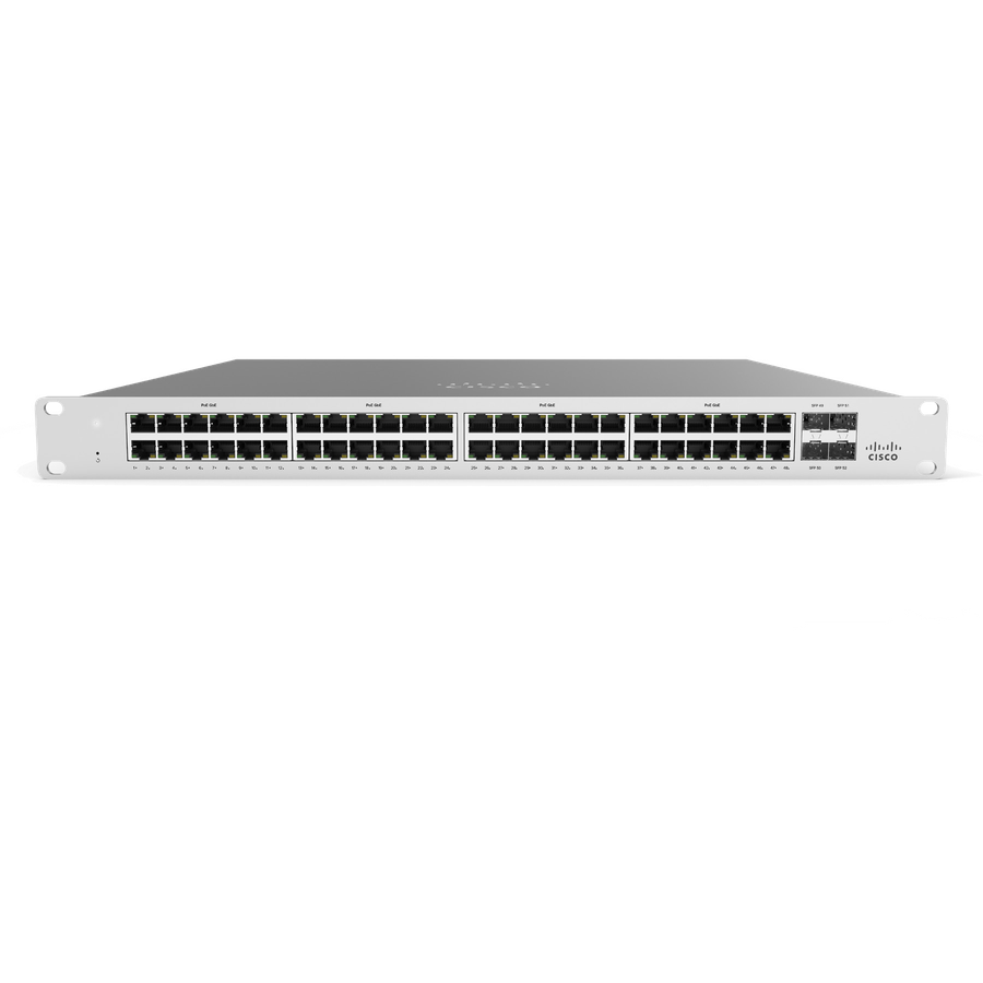 Cisco Meraki MS125-48 switch, a 1U unit with 48 ports and SFP uplinks