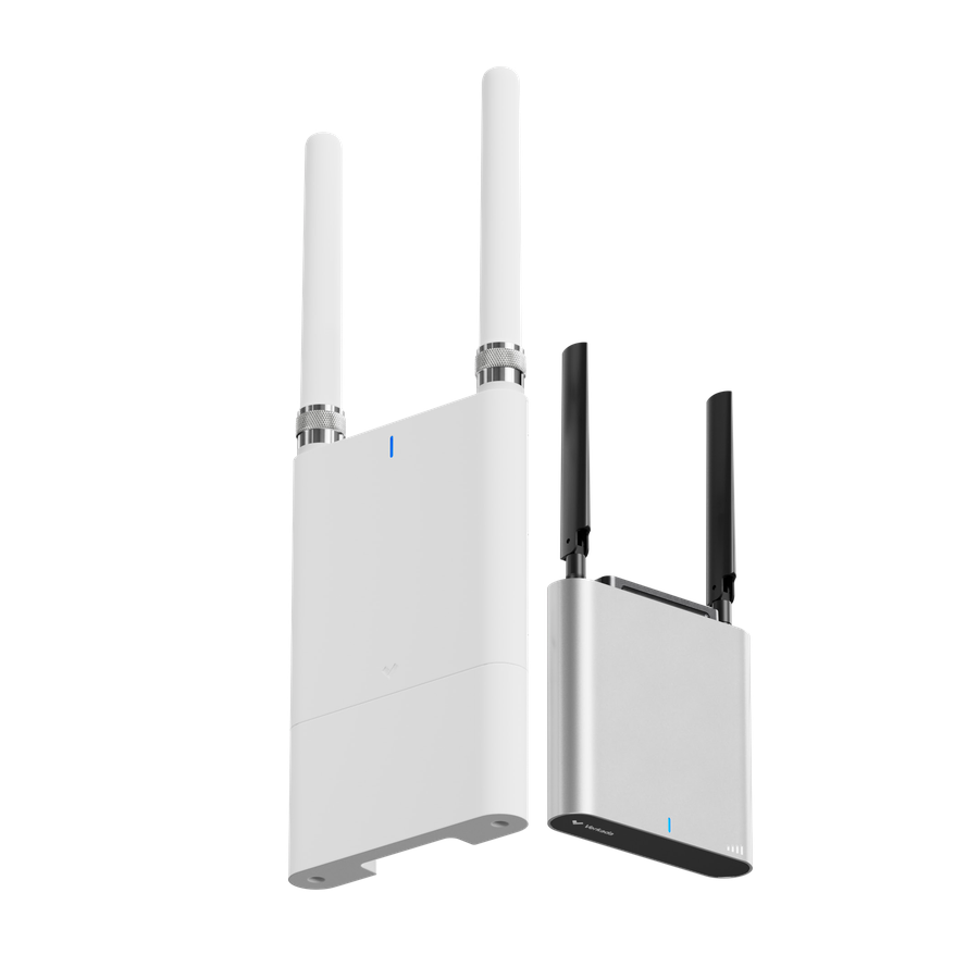 Verkada GC31 cellular gateway, white enclosure with two external antennas