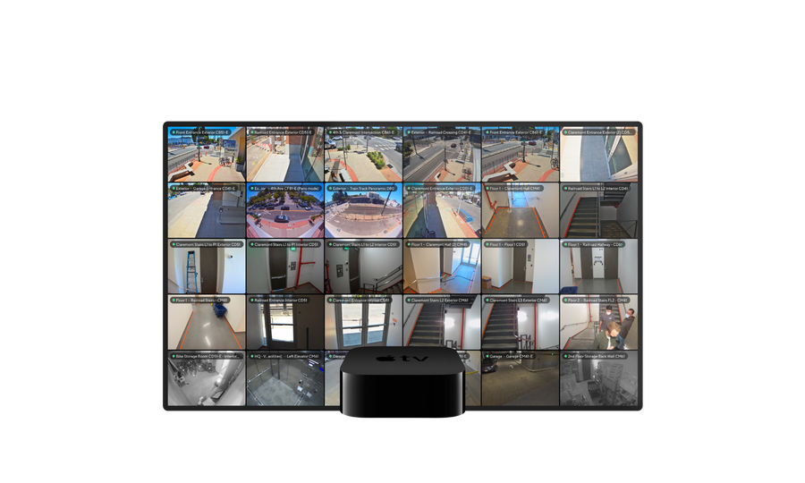 Verkada viewing station, desktop touchscreen display for command monitoring